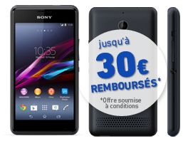 visuel du téléphone Sony XPeria E1