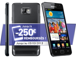 visuel du téléphone Samsung Galaxy S II