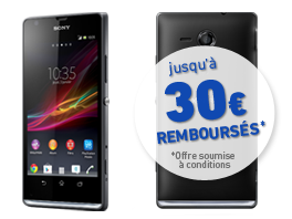 visuel du téléphoneSamsung Sony Xperia SP