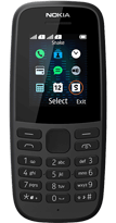 Nokia 105 2019 noir double SIM