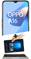 OPPO A16 64Go noir 4G et PC Hybride