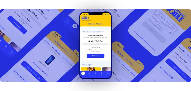 Application La Poste Mobile info conso