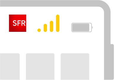 Réseau SFR icône portable