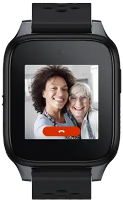 visuel visio sur montre connectée