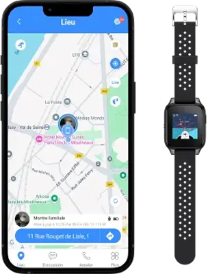 visuel application TCL montre connectée