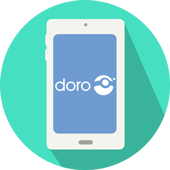 Un téléphone Doro simple et ergonomique avec La Poste Mobile